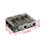 Complete Cylinder Head Assembly & Gasket Set for Kubota Engine