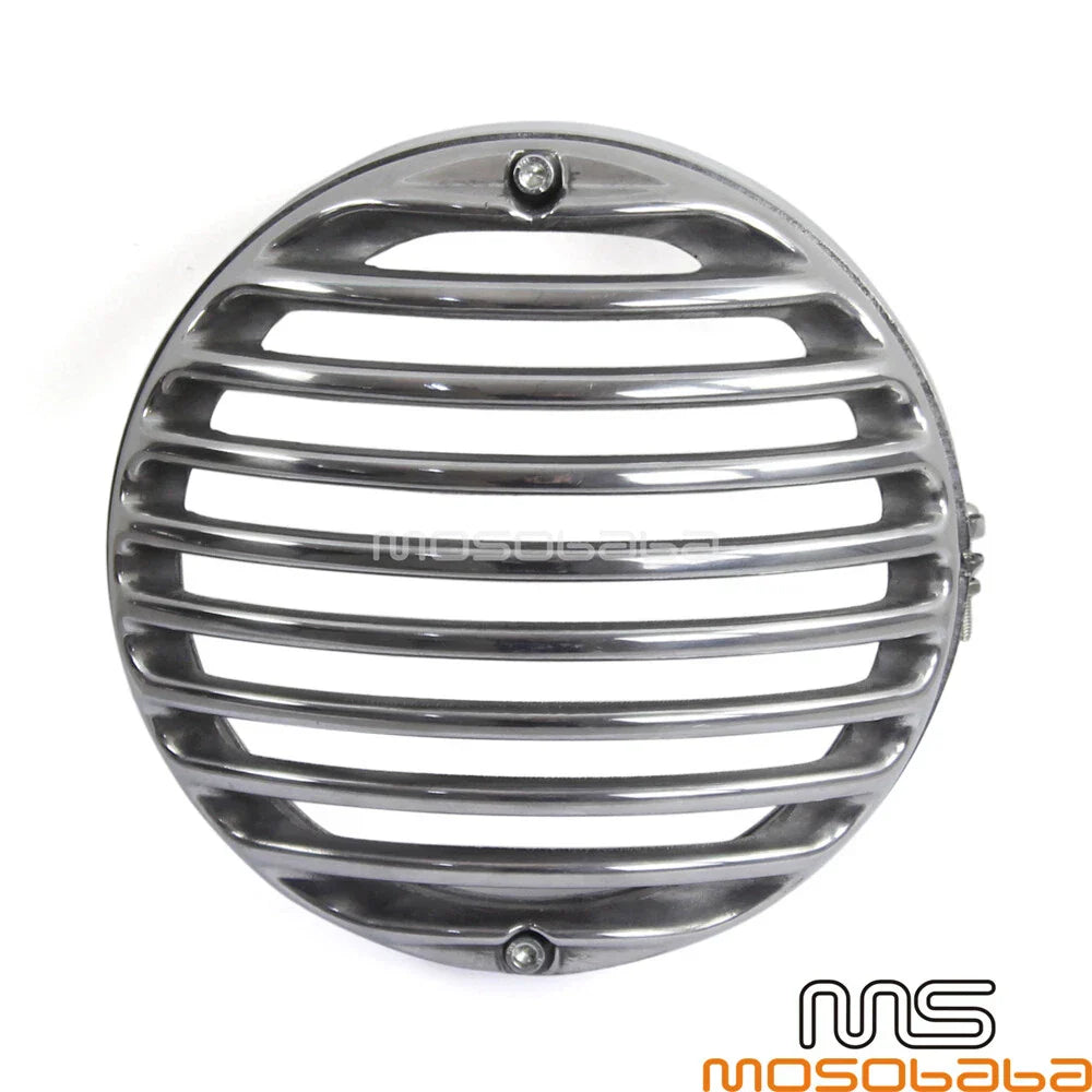 5-3/4" Chrome Headlight Grill Guard for Harley Sportster XL 883 1200 (2004-2023)