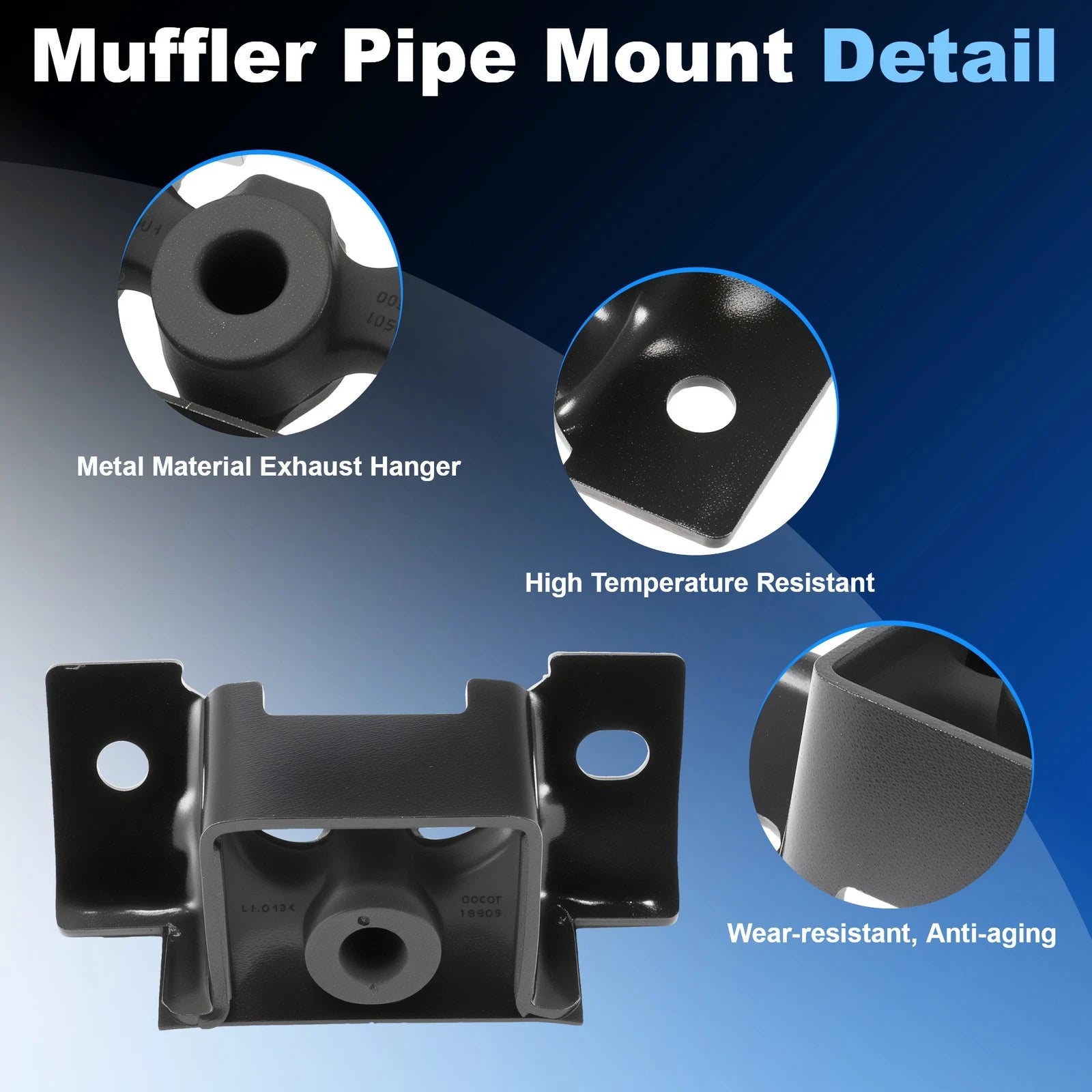 Front Exhaust Pipe Mount Insulator Hanger for Nissan Rogue (2008–2021) 20651-JG300