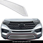 Lower Stainless Chrome Mesh Grille Insert for Ford Explorer (2020-2024)