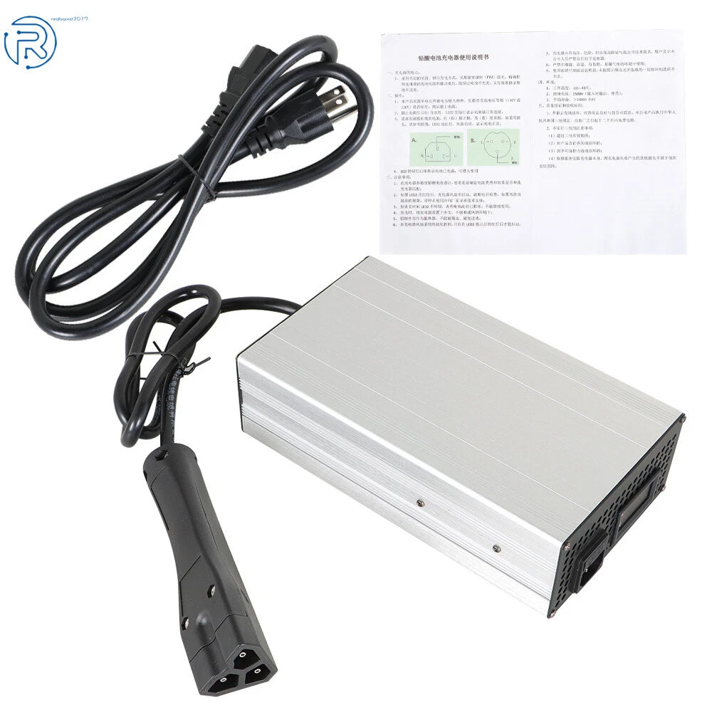 LED Electric Charger for EzGo RXV Golf Cart (48V 15A)