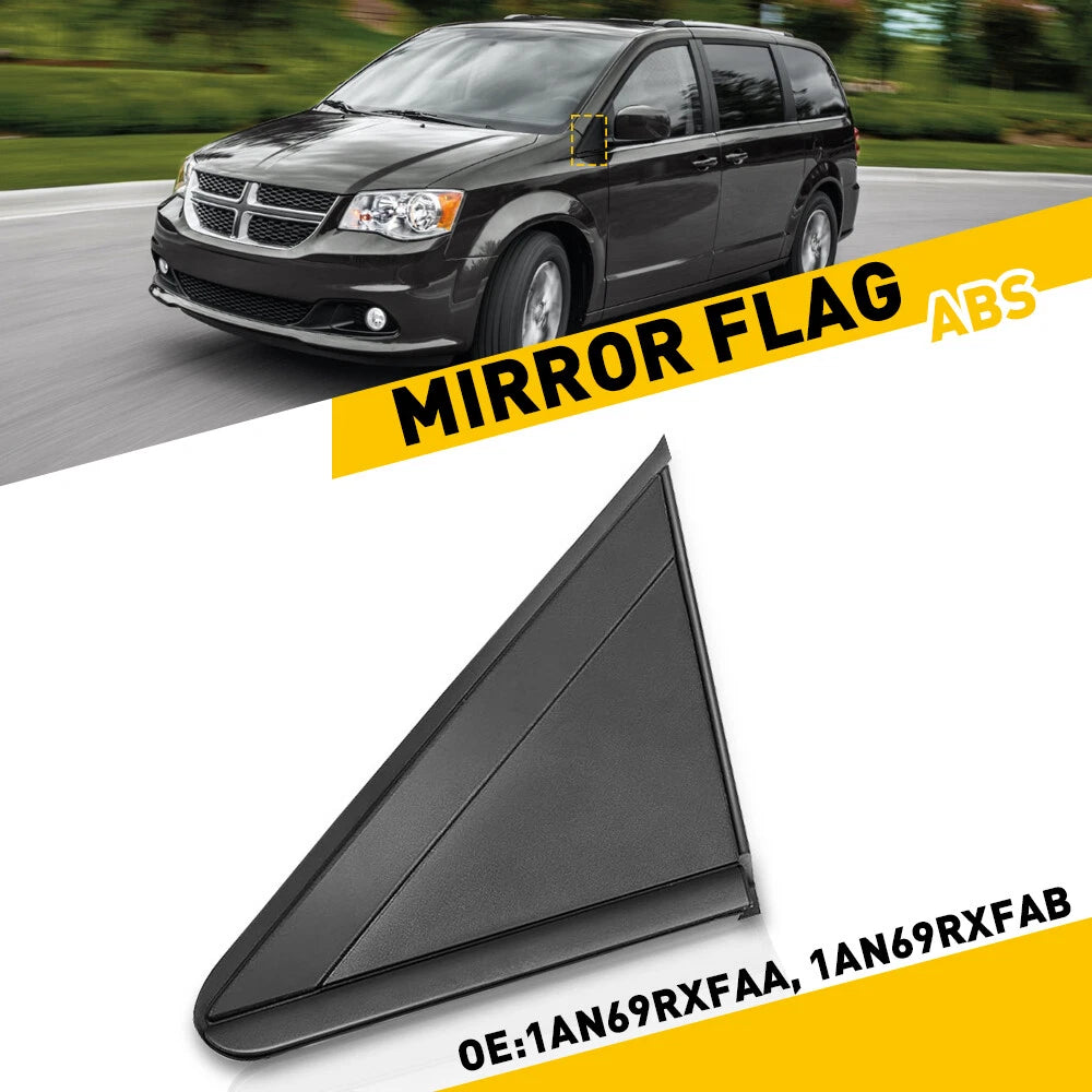 Driver Left Mirror Flag Applique for Dodge Grand Caravan (2008–2020)
