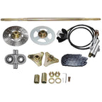 29" Go Kart Rear Live Axle Kit with Brake Assembly & Sprocket for Drift Trike