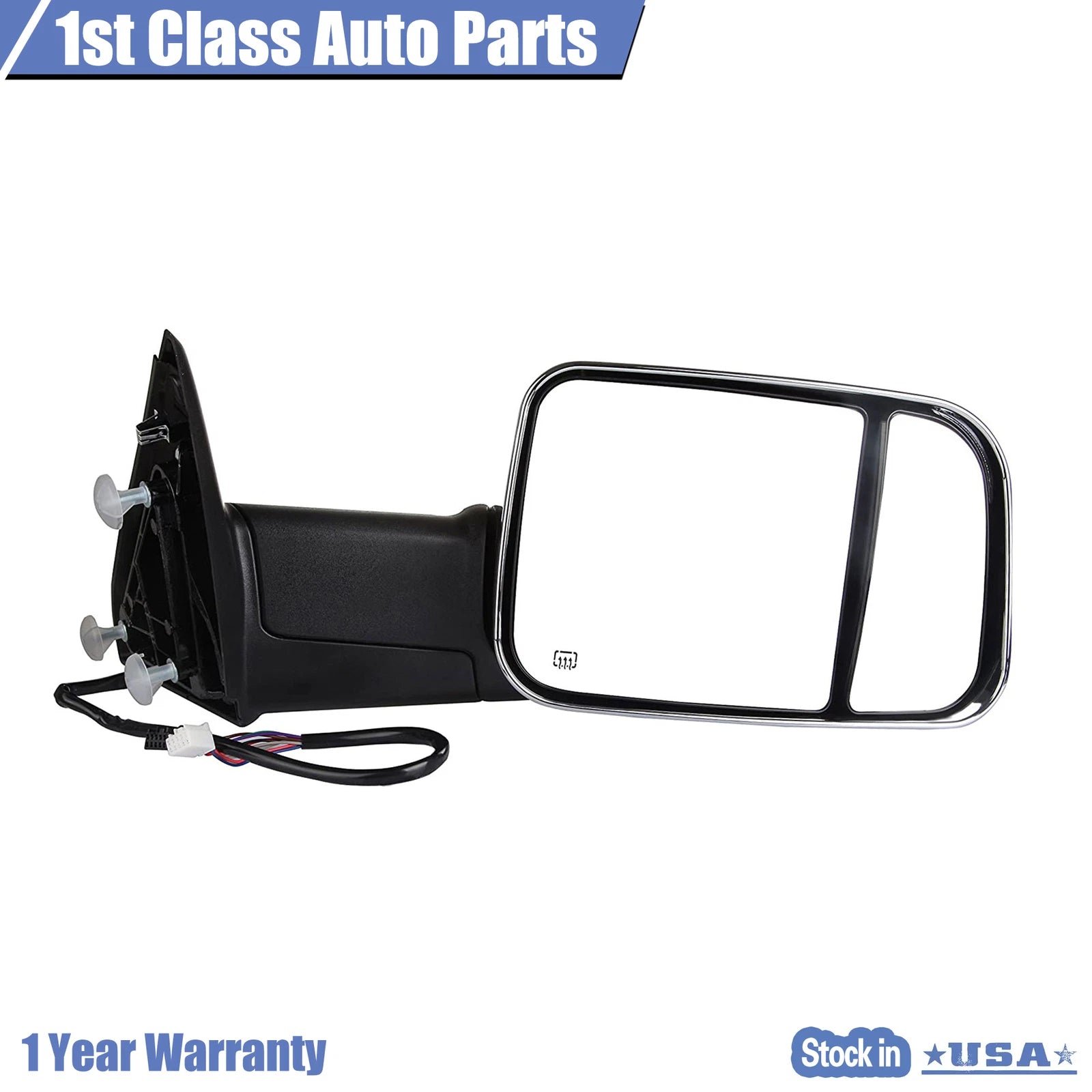 Heated Power Towing Mirrors for Ram 1500 2500 Classic (2013–2018)