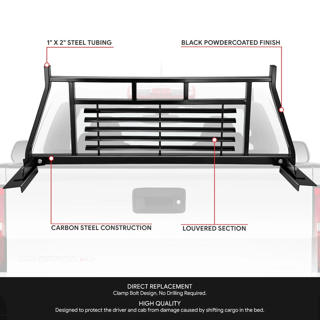 Rear Headache Rack for Colorado Canyon (2015–2022) Carbon Steel
