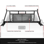 Rear Headache Rack for Colorado Canyon (2015–2022) Carbon Steel