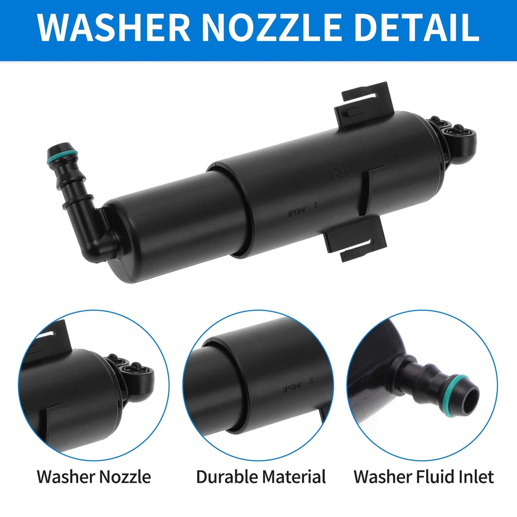 Front Right Headlight Washer Nozzle for Audi A4 (2011–2012) No. 8K0955102