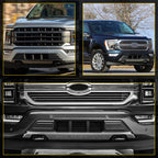 Front Bumper Cover Lower Grille Trim Panel for Ford F150 (2021–2023)