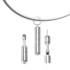 Portable Aluminum SIM Ejector and Earphone Cleaner with Keychain