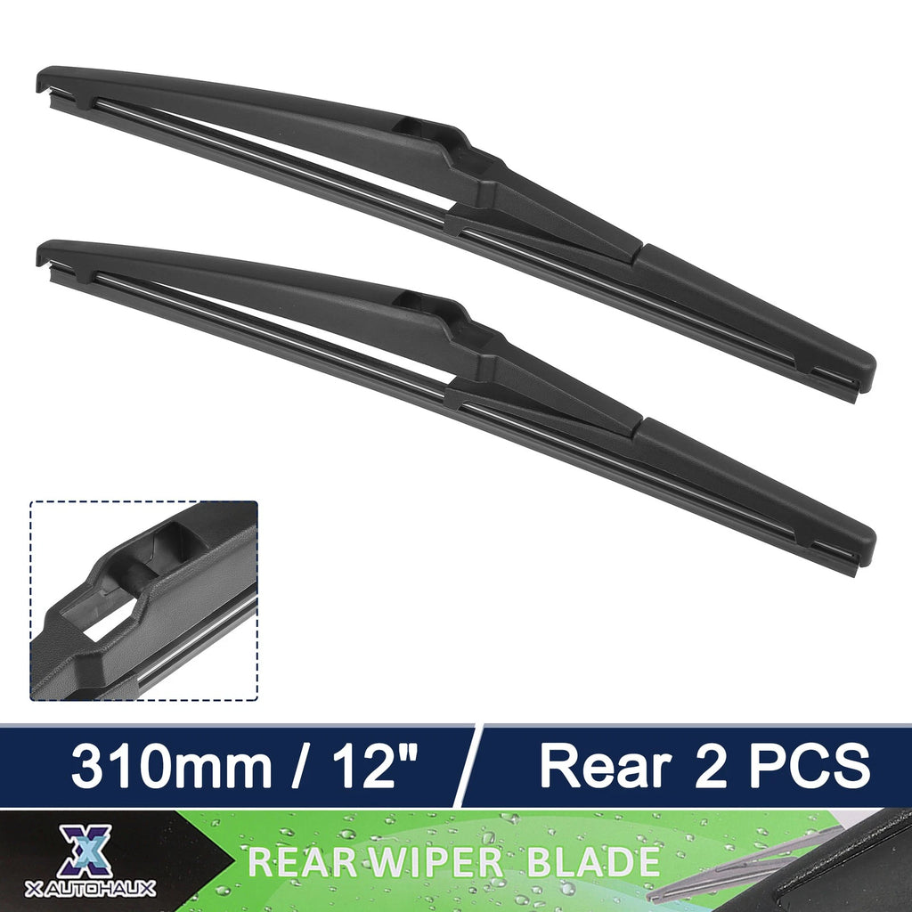 2X Rear Windshield Wiper Blade for Toyota Rav4 (2000–2012)