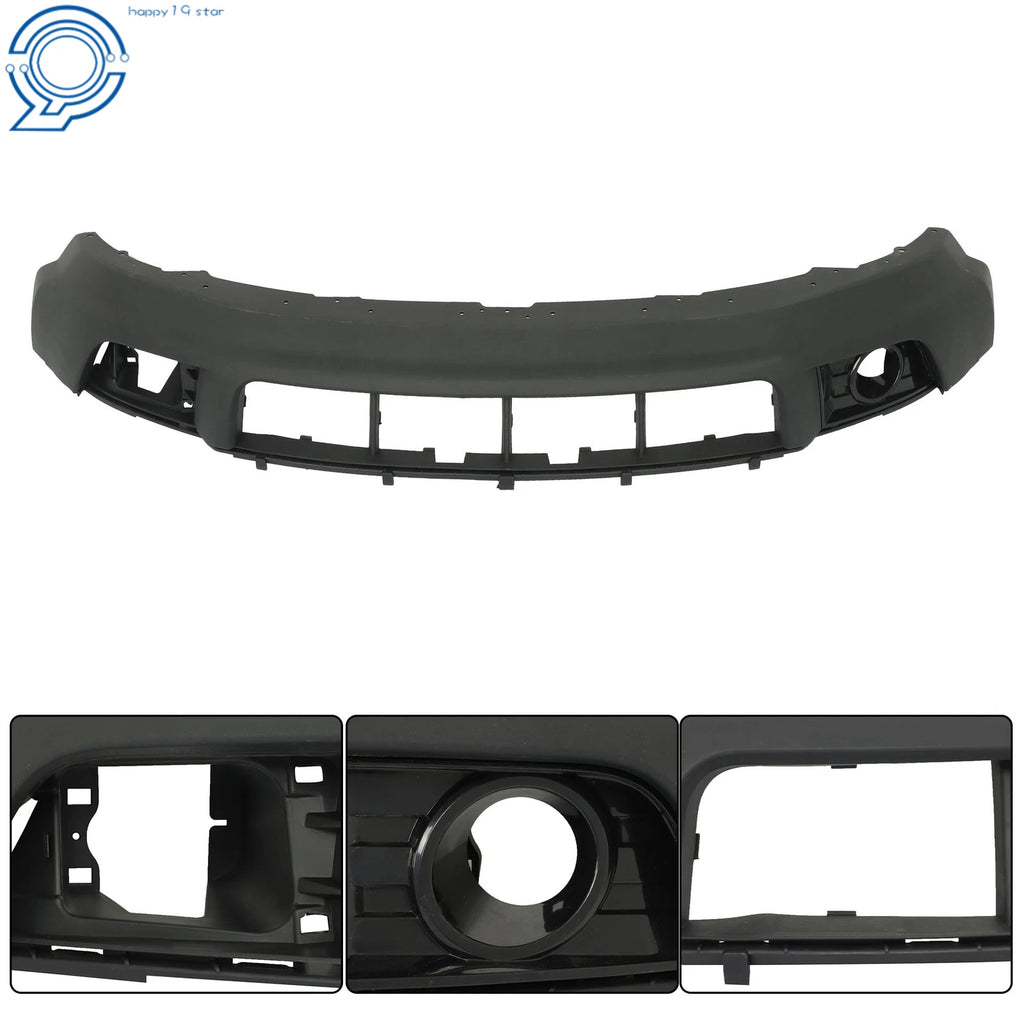 Lower Front Bumper Cover for Ford Edge (2007–2010) with Fog Light Holes