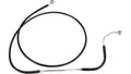 +4" Extended Length Black Vinyl Brake Line Kit for Drag Specialties
