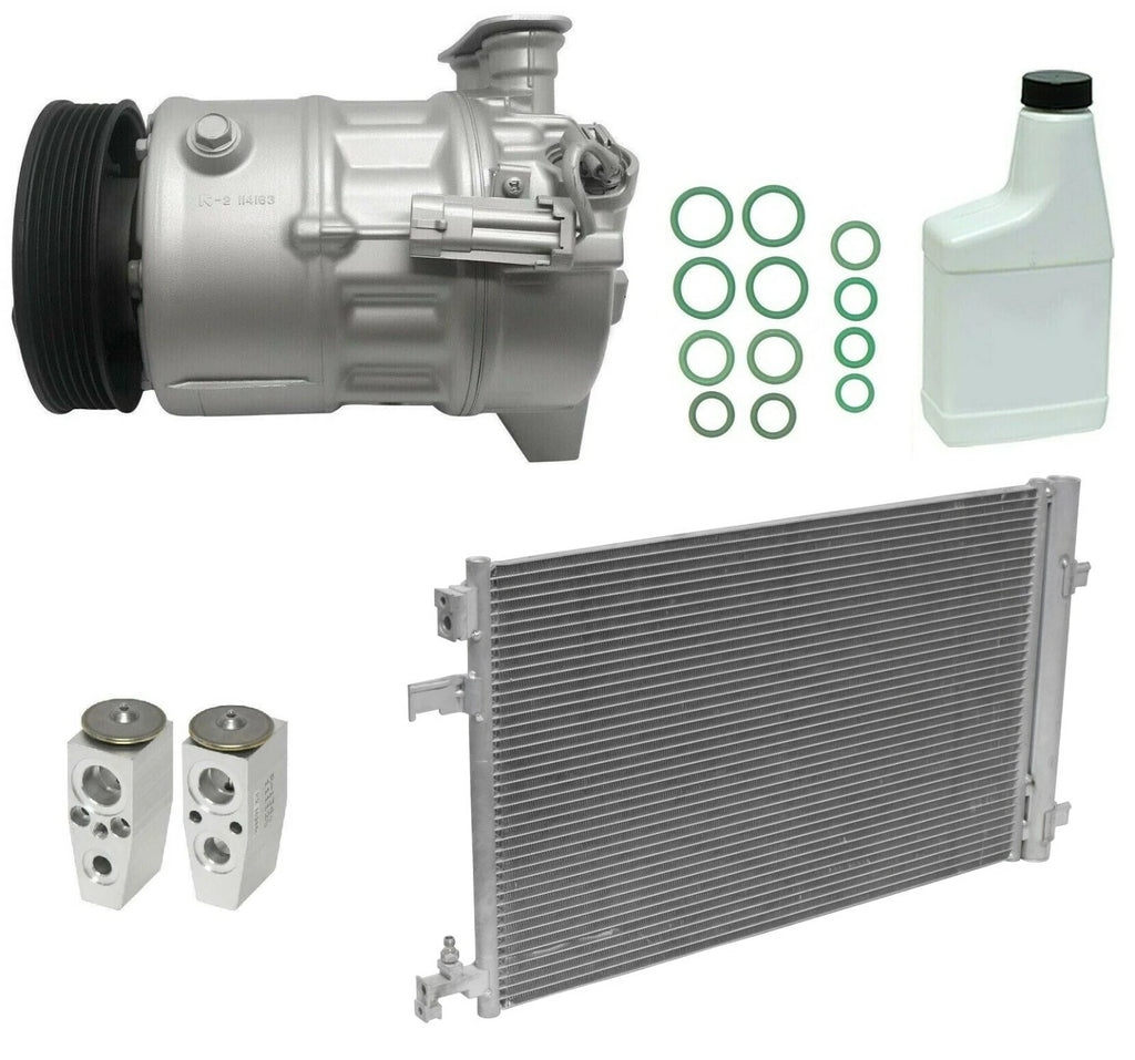 AC Compressor Kit with Condenser Replacement for Ford Explorer (1998–2001)