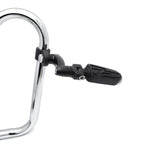 Black Flash Arched FootPeg for Yamaha XV250 XV400 XV535 (1.25")