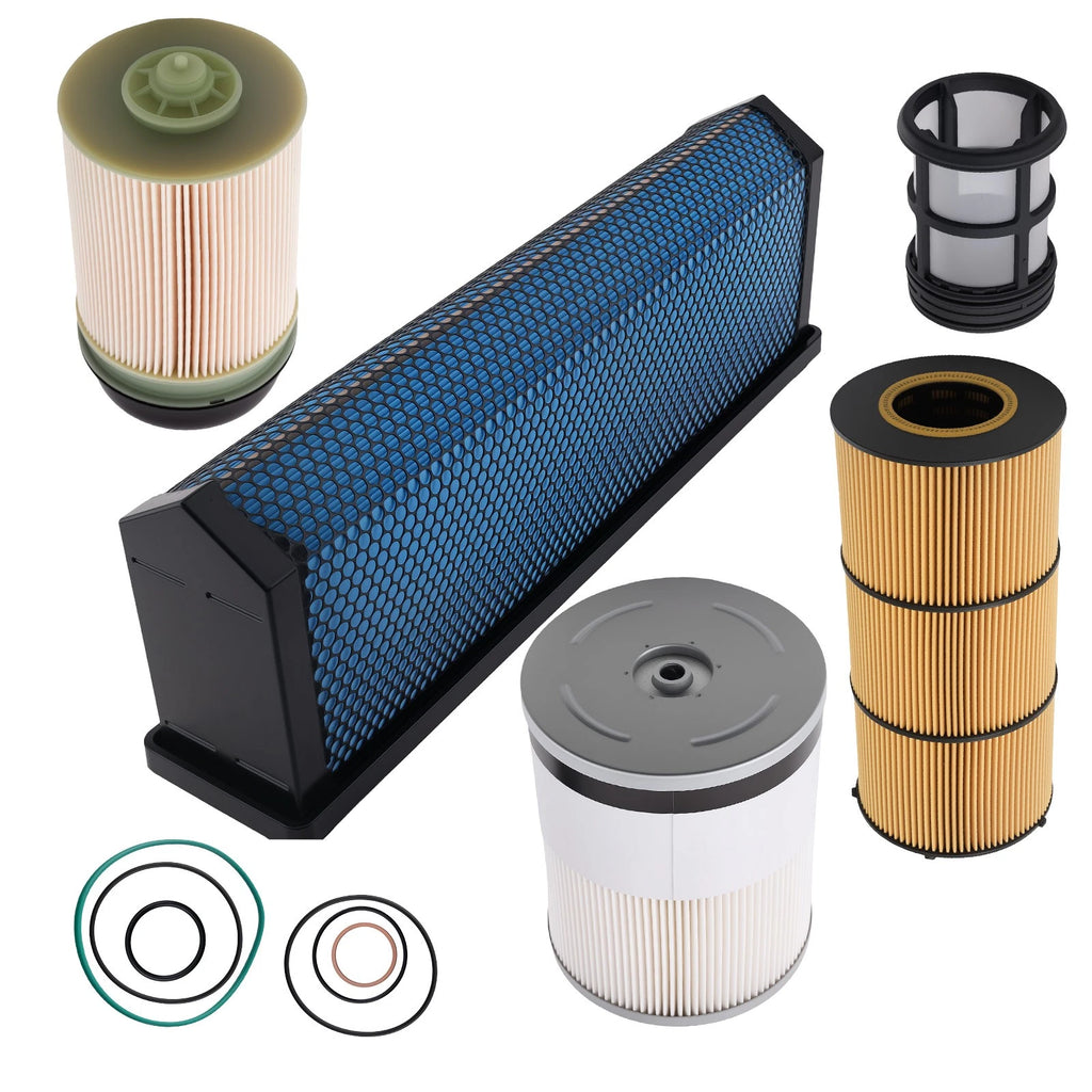 4 PC Filter Bundle for Freightliner Cascadia (2010–2023) AF27879 P551005