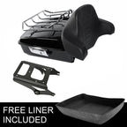 Chopped Trunk Backrest Pad for Harley Touring Road King (2009–2013)