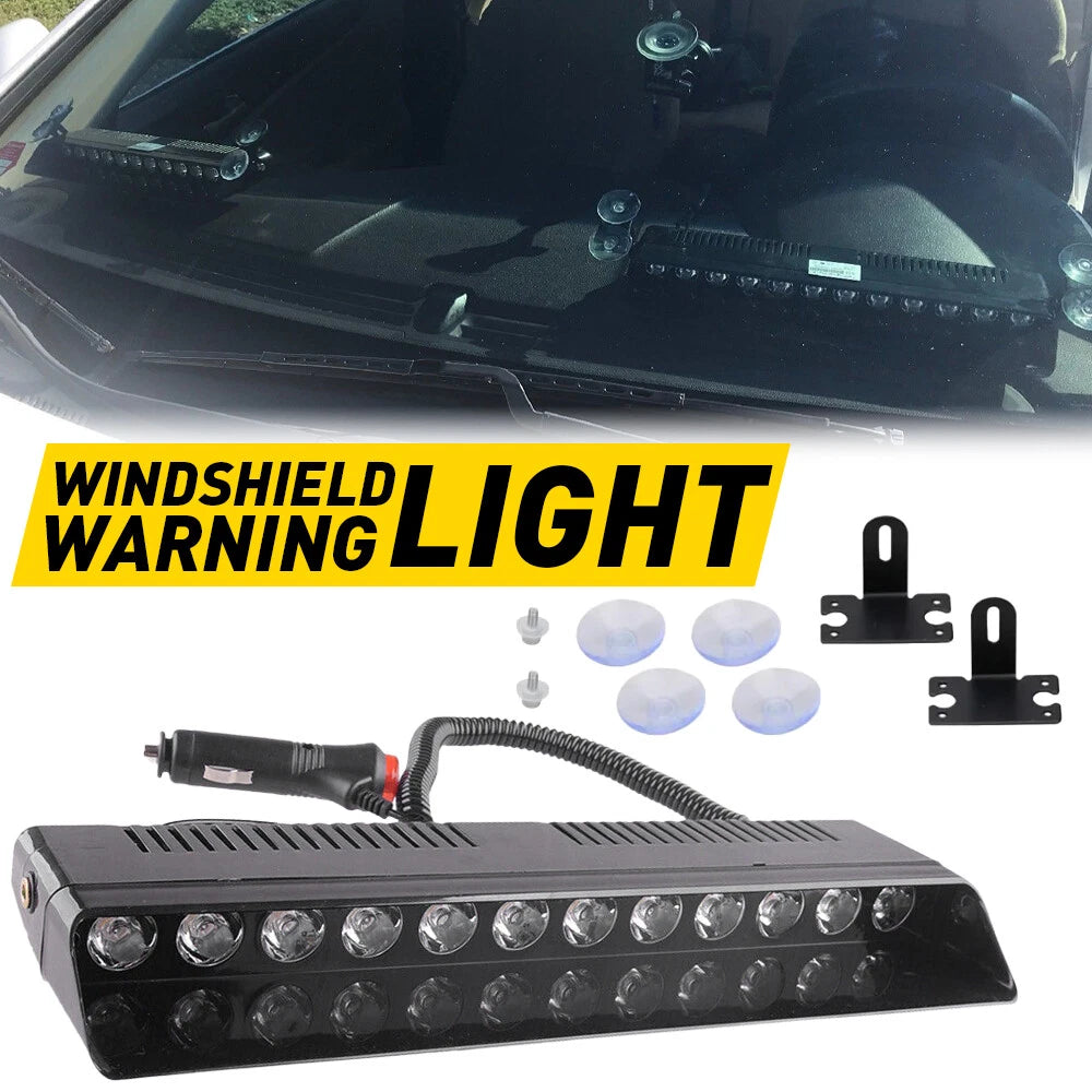 12V White Amber LED Emergency Strobe Light for Vehicles (YYYY–YYYY)
