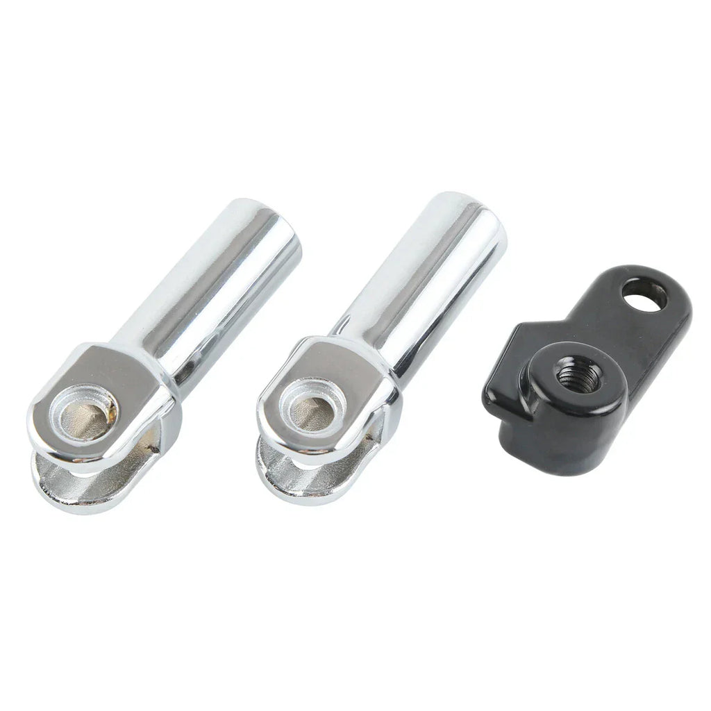 Chrome Passenger Foot Pegs Mount Clevis Kit for Harley Softail Slim (2012-2017)