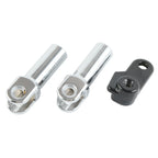 Chrome Passenger Foot Pegs Mount Clevis Kit for Harley Softail Slim (2012-2017)