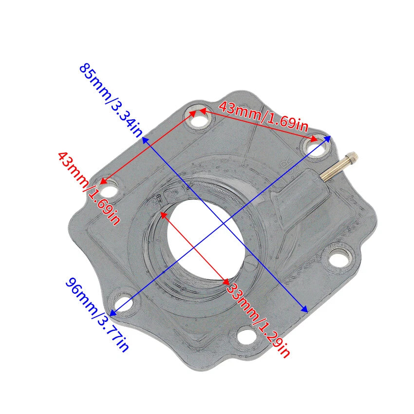 Carburetor Intake Manifold Boot for Kawasaki KDX200-G KDX200SR (1989–1993)