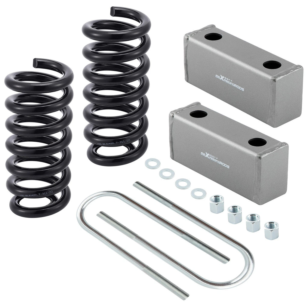 2" Front 3" Rear Coil Spring Lowering Set for Chevy C10 GMC Truck (1963–1972)