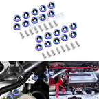 NEO CNC Billet Aluminum Front and Rear Bumper Washer Kit for Engine Bay (—)