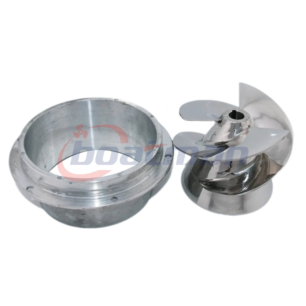 5 7/8" Stainless Outboard Jet Impeller 1678 + Flanged Liner for Yamaha Suzuki (30 hp)