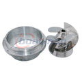5 7/8" Stainless Outboard Jet Impeller 1678 + Flanged Liner for Yamaha Suzuki (30 hp)
