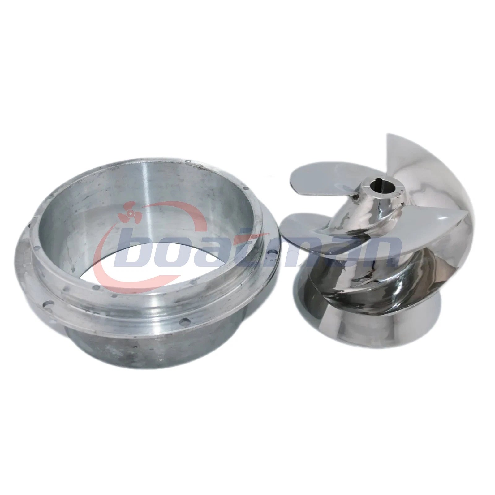 5 7/8" Stainless Outboard Jet Impeller 1678 + Flanged Liner for Yamaha Suzuki (30 hp)