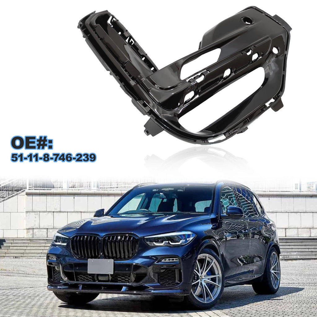 Front Left Fog Light Cover for BMW X5 (2019–2023)