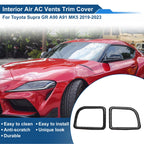 2X Air Condition Outlet Vent Trim Cover Frame for Toyota Supra GR (2020–2023)
