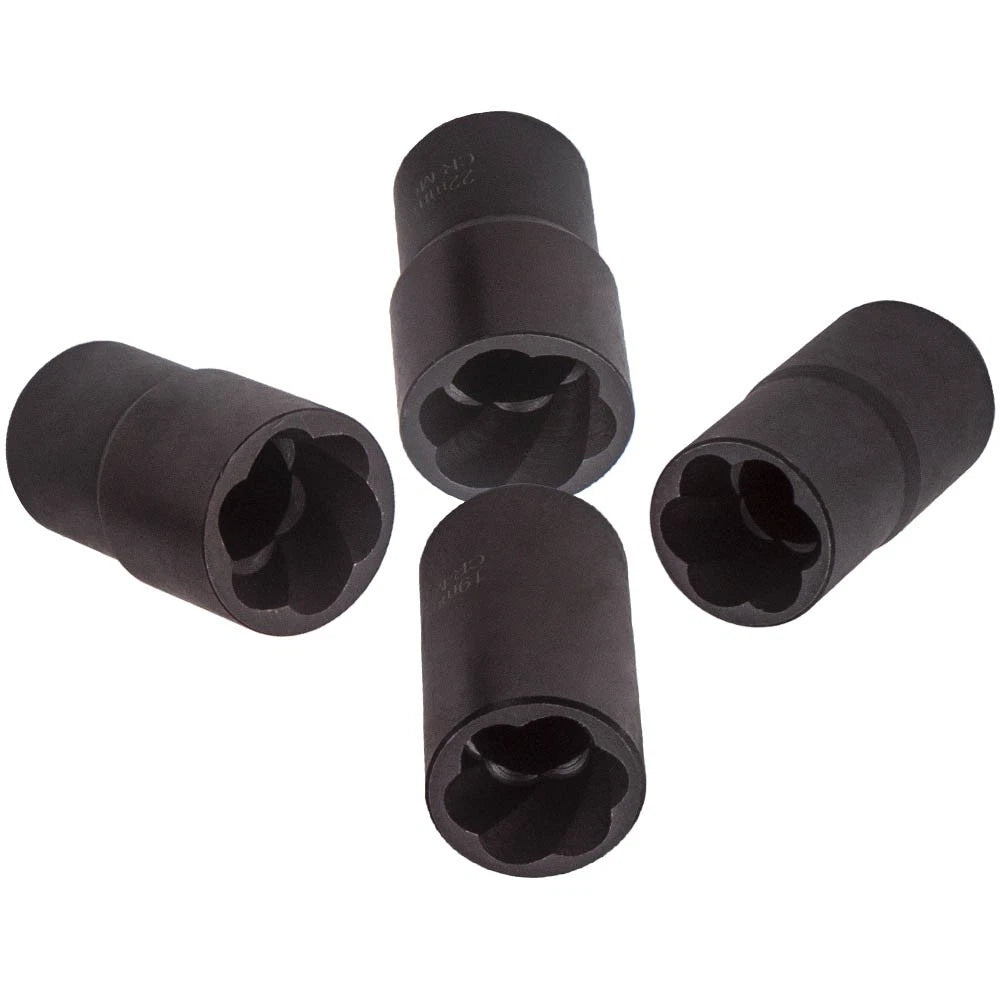 Wheel Locking Lug Nut Removal Tool Kit 17mm 19mm 21mm 22mm for