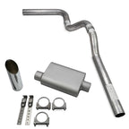 3" Exhaust Kit for Ford F-150 (1987–1997) - Dual Chamber Slash Tip