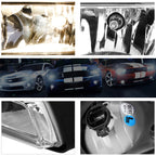Clear Lens Front Bumper Fog Lights for Chevy Suburban/Tahoe (2015–2020)