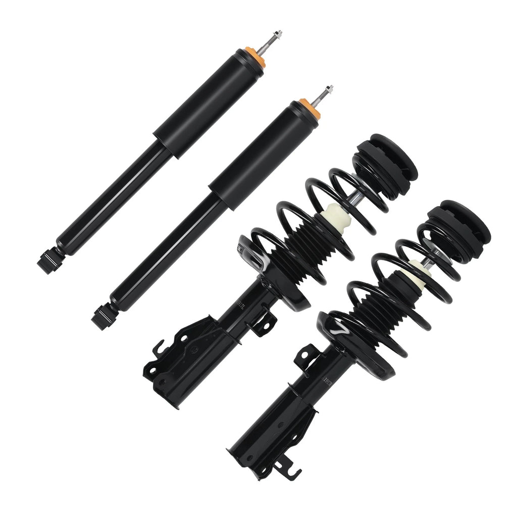 Set of 4 Front Struts w/ Spring Assembly & Rear Shocks for Chevrolet Malibu (2013–2015)