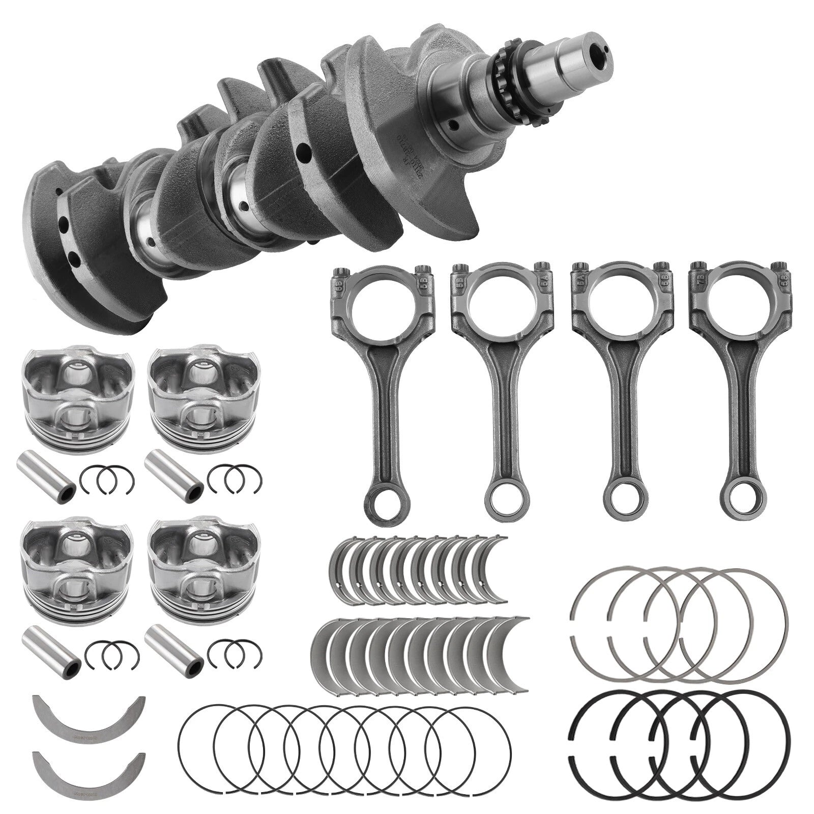 G4FJ Engine Overhaul Kit Crankshaft for Hyundai Elantra/Kona/Tucson/Sonata (2016–2023)
