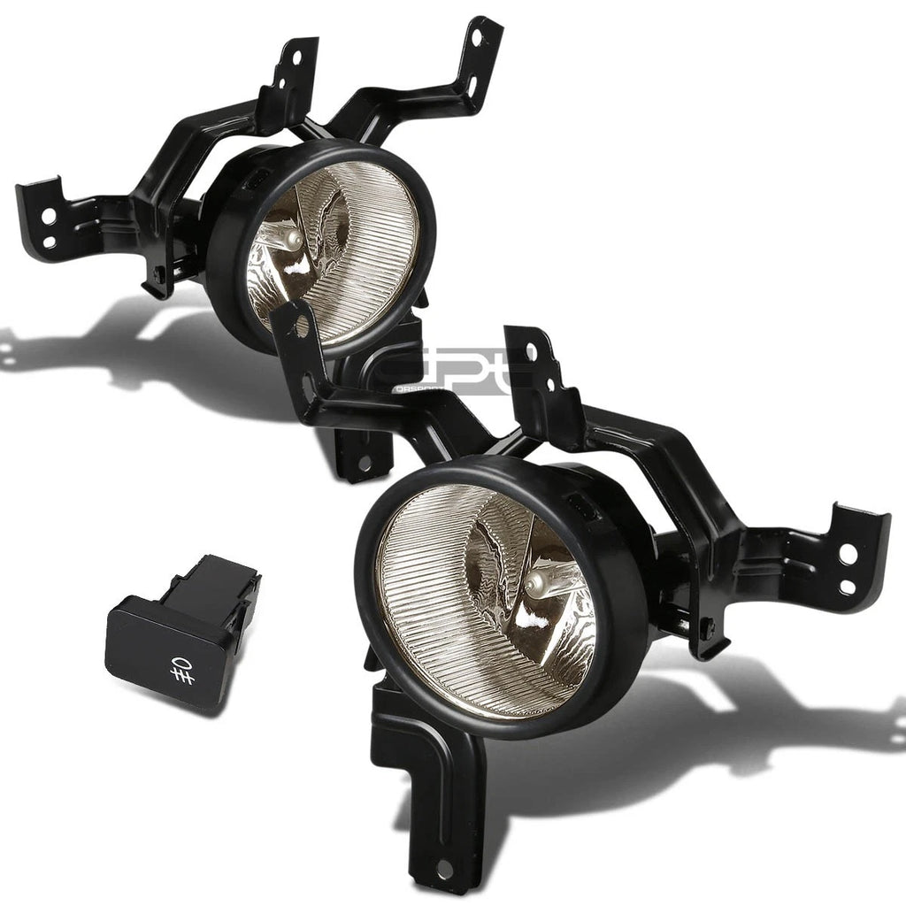 2X Smoke Lens Fog Light Lamp with Switch Wiring Bulb for Honda CR-V (2007–2009)