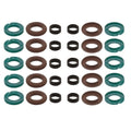 Set of 10 Fuel Injector Seal Kit for Audi R8 5.2L V10 (2009–2015)
