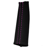 Carbon Fiber E Brake Cover for Nissan Skyline R33 (1993–1998) Purple Stitch