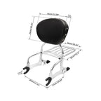 Backrest Sissy Bar & Luggage Rack for Indian Chieftain, Springfield (2014-2022)