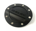 Matte Black Fuel Door Emblem Embossed for 2015–2020 Shelby Mustang
