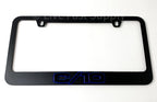 Matte Black License Plate Frame Premium Blue Outline Script for Chevy C10 (1963–1965)