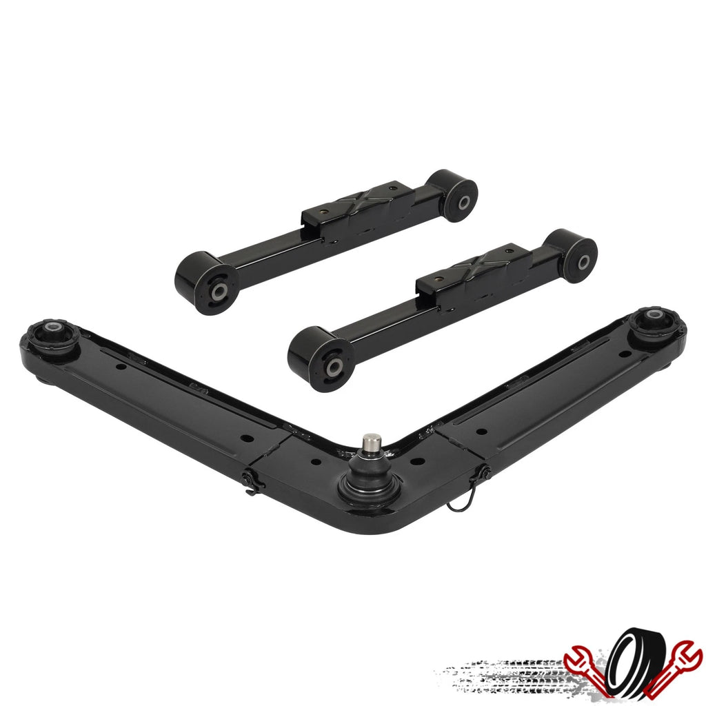 3Pcs Rear Upper Lower Control Arm Kit for Jeep Liberty (2004–2007)