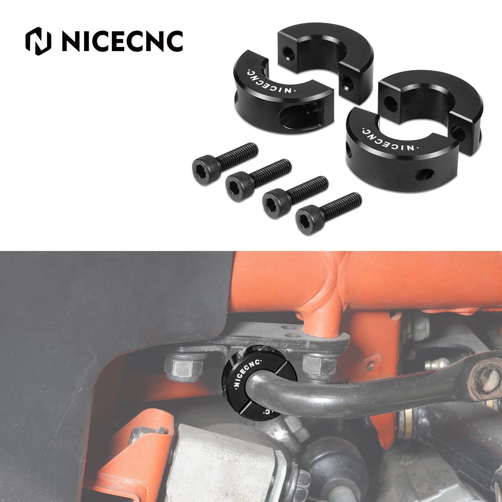 Front Sway Bar Clamping Collar for Can-Am Maverick X3 Max R (2018–2021)