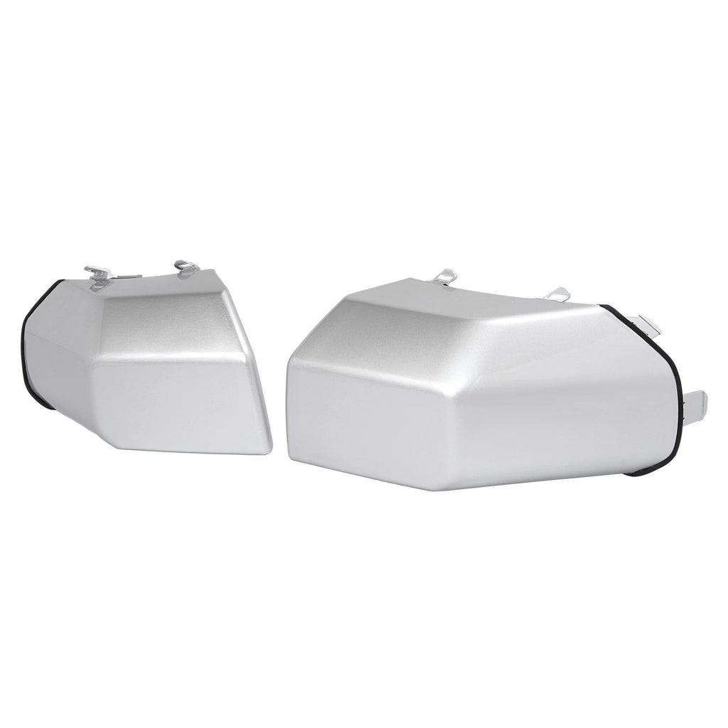 Set of 2 Silver Front Corner Bumper End Caps for Toyota FJ Cruiser (2007–2014)