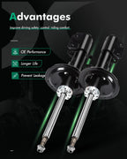 Front Struts Shocks Pair for Scion tC (2005–2010) 2.4L I4