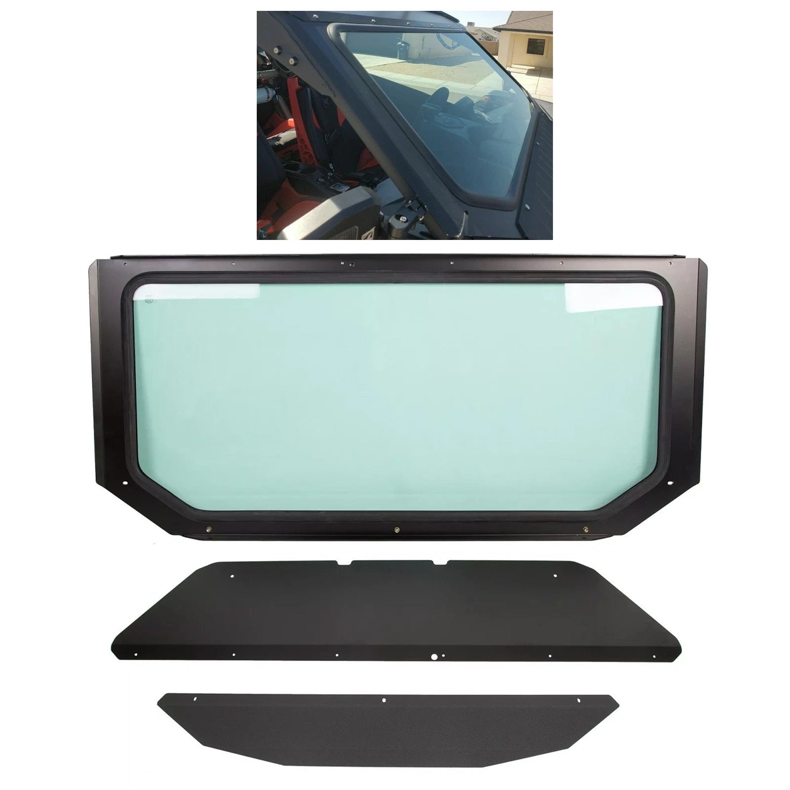 Full Glass Windshield for Can Am Maverick X3 (2017–2023)