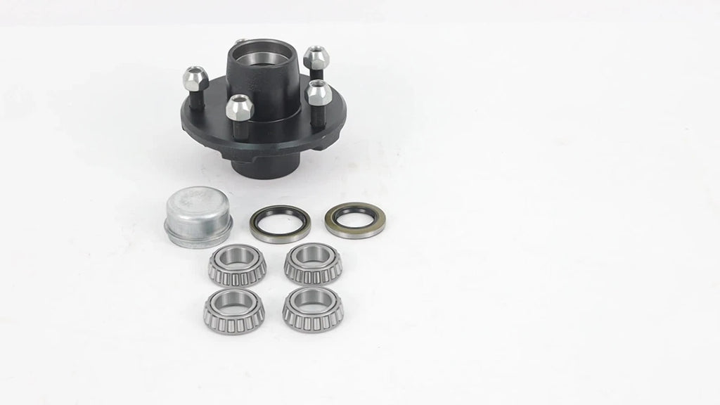Spindle Trailer Hub Kit for 5 Bolt Trailers (1" & 1-1/16")