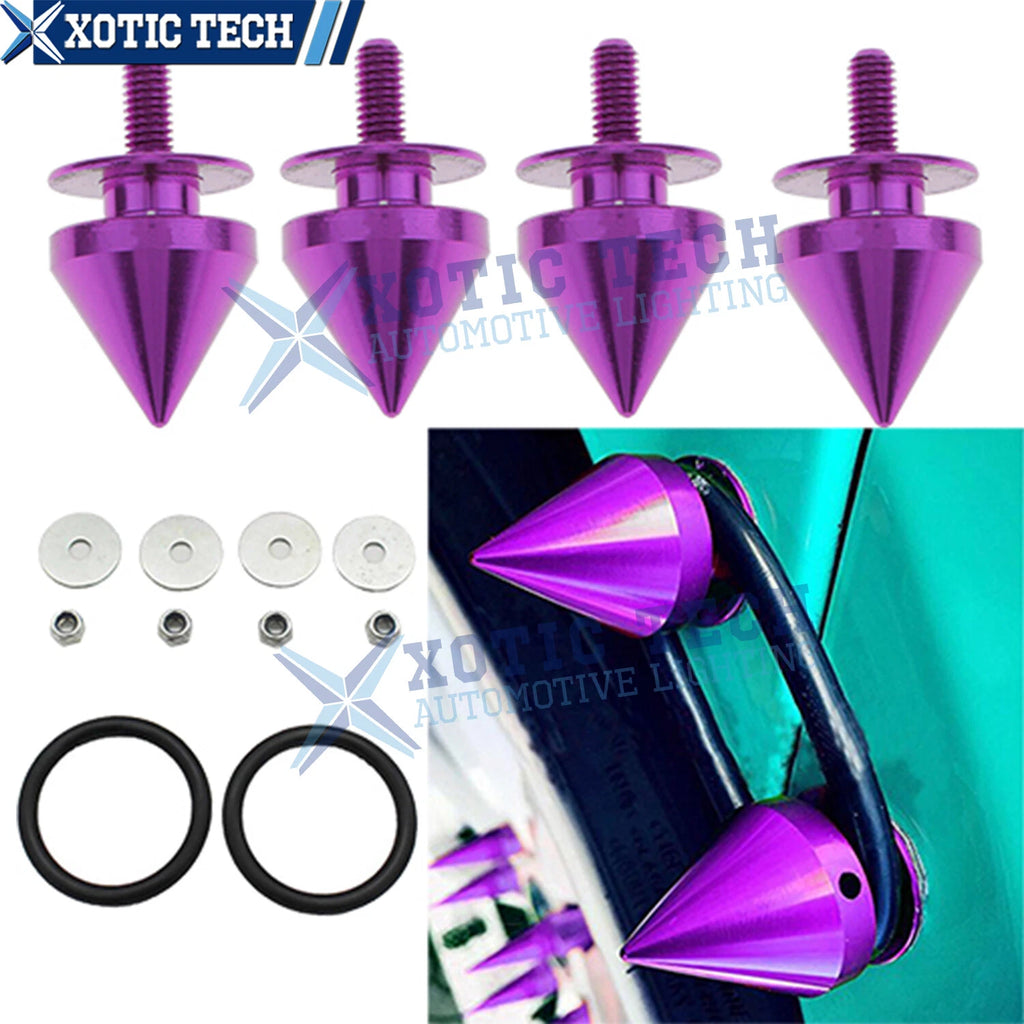 Purple Spike Front Bumper Hatch Lids Quick Release Fasteners for Alloy (2015–2015)