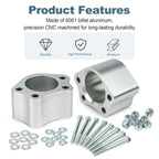 2 Inch UCA Ball Joint Spacers Leveling Kit for Chevrolet Silverado GMC Sierra (2014–2023)